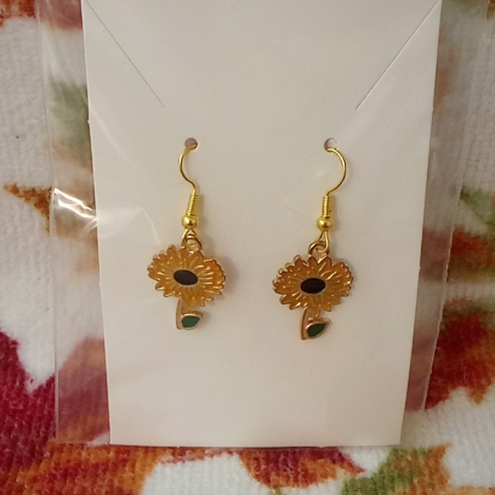 Sunflower Earrings
